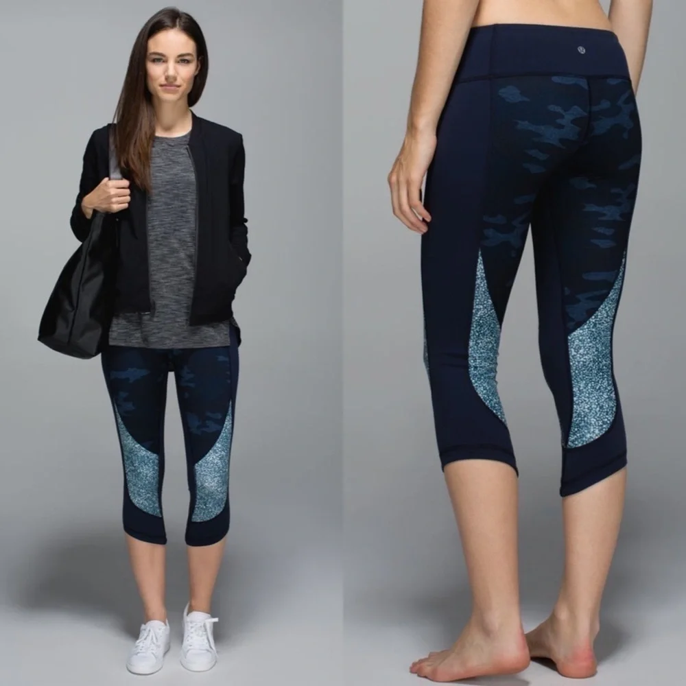 Lululemon Wunder Under Crop Leggings Sz 6